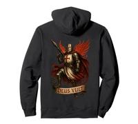 Douze Vult : Chevalier épique du Temple chrétien - Croisé Sweat à Capuche