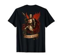 Douze Vult : Chevalier épique du Temple chrétien - Croisé T-Shirt