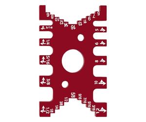 Dovails® Gabarit Étrier à coulisse en aluminium pour le travail du bois Tenons Pied à coulisse Table Écarts Jauges Précisions Aide éducative au travail du bois