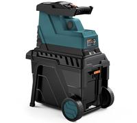 DOVAMAN GT10 Broyeur de Jardin Silencieux, Rouleau à 8 Dents, Ratio de Broyage 18:1, 2800W Moteur Sans Balais, Broie jusqu'à 45mm, 88dB, 55L Bac, Broyage Sans Effort du Déchets de Jardin
