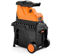 DOVAMAN GT10 Broyeur de Jardin Silencieux, Rouleau à 8 Dents, Ratio de Broyage 18:1, 2800W Moteur Sans Balais, Broie jusqu'à 45mm, 88dB, 55L Bac, Broyage Sans Effort du Déchets de Jardin