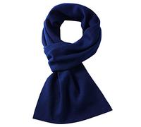 DOVAVA 30% Laine Echarpe Hiver Homme Écharpe de Laine Classique Doux Chaude avec Coffret Cadeau (Bleu)