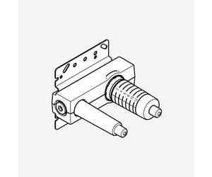DOVB Mitigeur monocommande mural encastré, mitigeur à droite, pré-montage, 3586097090,