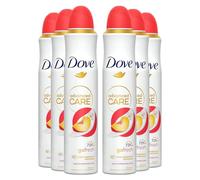 Dove Advanced Care Go Fresh Lot de 6 déodorants anti-transpirants avec triple technologie hydratante en spray pour une protection de 72 heures et un soin des aisselles 200 ml