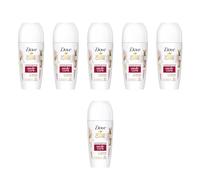 Dove Advanced Care, Lot de 6 déodorants anti-transpirants à bille pour l'hiver - Édition limitée - Parfum jasmin et poudre - Avec technologie d'hydratation de la peau - 50 ml