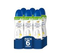 Dove Advanced Care Lot de 6 déodorants anti-transpirants en spray Compressed Original Compressed - Protège 72 heures contre les odeurs corporelles et l'humidité des aisselles grâce à la technologie
