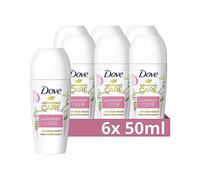Dove Advanced Care Lot de 6 déodorants anti-transpirants Roll-On Summer Care Limited Edition Parfum à l'aloe vera et à l'eau de rose avec technologie Skin Hydration Technology 6 x 50 ml