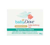DOVE BABY 90G BATHING BAR FRAGRANCE FREE