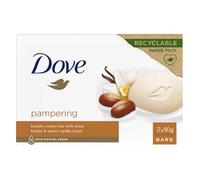 Dove Beauty Cream Bar Savon Solide Parfums 2x90g (1 Unité, Vanille et Karité)