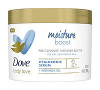 Dove Body Love Moisture Boost avec sérum d'acide hyaluronique et huile de moringa pré-nettoyant pour peaux sèches 283 g (lot de 3)