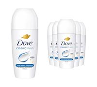 Dove Lot de 6 déodorants roll-on Classic 50 ml