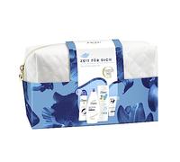 Dove Coffret cadeau "Time for Dich" avec douche nourrissante, déodorant, lotion corporelle et crème pour les mains avec trousse de maquillage 250 ml + 150 ml + 400 ml + 75 ml