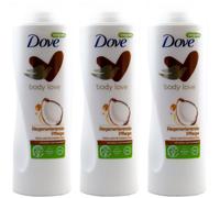 Dove Crème Corporelle Régénérante 3 X 400Ml Peau Sèche Parfum Coco-Amande