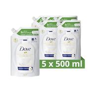 DOVE - Crème lavante pour les Mains - Nutrition intense pendant 24h - Elimine efficacement les bactéries au lavage - Eco-recharge (lot de 5x500ml)