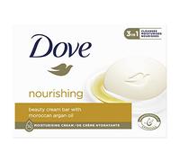 Dove Crème nourrissante au bar avec crème hydratante 1/4 et huile d'argan marocaine pour une peau douce et souple 90 g