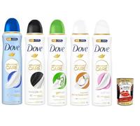 Dove Déodorant Advanced Care Déodorant Pack Déodorant Formule Hydratante et Sensible, sans Alcool, 72 heures, 5 x 150 ml + Italian Gourmet Polpa 400 g