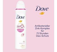 Dove Déodorant en spray parfum rose avec complexe de zinc nourrissant et 0% sels d'aluminium 150 ml