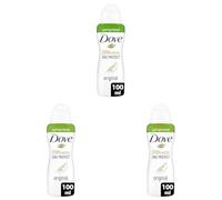 DOVE - Déodorant Femme Original Zinc Protect - Spray Compressé - 0% Alcool - 72h de protection anti-odeurs- 100ml (Lot de 3)