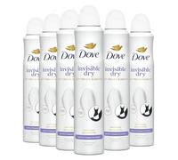 DOVE Déodorant Spray Anti-Transpirant Apaise & Aide à réparer - Invisible Dry - Semi-compressé - 72h de protection - lot de 6x200ml