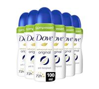 DOVE - Déodorant Femme Original Advanced Care - Spray Compressé Anti-transpirant - technologie anti traces blanches (lot de 6x100ml)