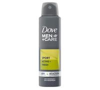 DOVE Déodorant Spray Men Sport Actif 150 ml Produit Pour le Corps