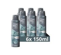 Dove Dove Men + Care Déodorant Eucalyptus et Menthe Spray Advanced Care Déodorant Homme avec 1/4 de crème hydratante formule hydratante et douce pour la peau Protection jusqu'à 72 heures