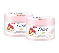 Dove Exfoliant pour le corps avec graines de grenade et parfum beurre de karité, 225 ml (lot de 2)