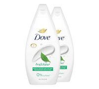 DOVE - Gel Douche - Essentiel Fraîcheur - Nettoie en douceur et adoucit la peau - Testé dermatologiquement - 0% Sulfate (lot promo de 2x 450ml)
