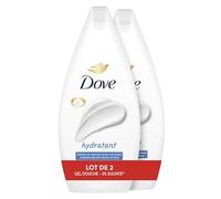 DOVE - Gel Douche - Essentiel Hydratant - Nettoie en douceur et adoucit la peau - Testé dermatologiquement - 0% Sulfate (lot promo de 2x 450ml)