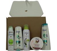 Dove Go Fresh Crème apaisante 1U + Baume 1U + Mousse à la noix de coco 1U + Crème pour le corps 1U + Shampooing 1U
