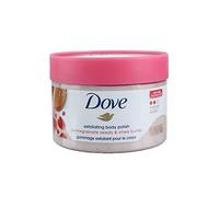 Dove Gommage corporel, grenade et karité (lot de 4)