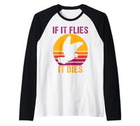 Dove Hunting Trip Hunters rétro Vintage Si Elle Vole, Elle Meurt Manche Raglan