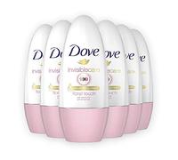 Dove Invisible Care Deodorant Roller Water Lily & Rose Scent - 6 x 50 ml