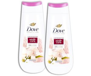 Dove - Lot de 2 gels douche - Crème de douche Advanced Care - Soin d'hiver - Avec épices d'hiver et parfum jasmin - 2 x 225 ml