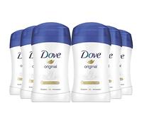 Dove Lot de 6 déodorants anti-transpirants originaux de 40 ml - Essentiels de toilettage et soins du corps pour homme et femme