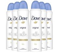 Dove Lot de 6 déodorants en spray 150 ml