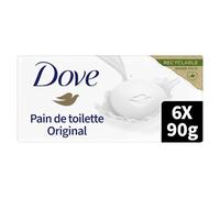 DOVE - Lot de 6 Savons Hydratants pour Corps, Mains et Visage, Douceur et Nourrissant - lot de 3 - Vendu par Lot