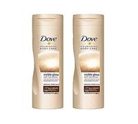 Dove - Lotion auto-bronzant corporel Summer Glow teint graduel moyen à foncé 250 ml (lot de 2)