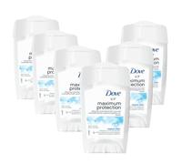 Dove Maximum Protection Original Clean Lot de 6 déodorants anti-transpirants avec protection scientifiquement prouvée contre l'humidité des aisselles 45 ml