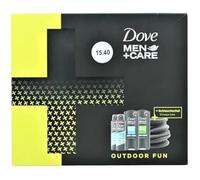 Dove Men+Care Clean Comfort Coffret Cadeau Avec Gel Douche, Anti-Transpirant Et Écharpe Tube (2 X 250 Ml + 2 X 150 Ml) 1 Pièce Multicolore