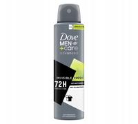 Dove Dove Men + Care Invisible Fresh Spray Advanced Care Déodorant pour homme avec crème hydratante 1/4 hydratante Formule hydratante et anti-taches Protection jusqu'à 72 heures 150 ml