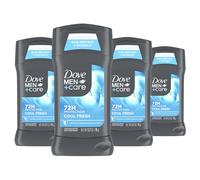 Dove Men+Care Déodorant anti-transpirant Cool Fresh 4 Count pour un parfum aquatique longue durée, avec protection 72H, 2,7 oz