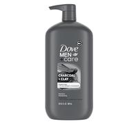 DOVE MEN+CARE DV M SH Charcoal 4p 31z Pump Shampooing purifiant au charbon de bois + argile pour des cheveux plus forts et plus résistants, avec nettoyants à base de plantes, 888,8 g