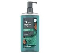 DOVE MEN + CARE Gel douche à l'huile d'eucalyptus et à l'huile de cèdre pour reconstruire la peau dans la douche avec nettoyants végétaux et hydratants 66 ml