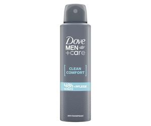 Dove Men+Care Lot de 3 déodorants anti-transpirants en spray 3 x 150 ml