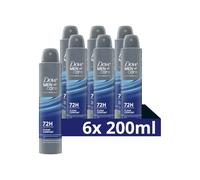 Dove Men+Care Lot de 6 déodorants en spray pour homme 200 ml