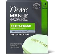 Dove Men Plus Care Extra Fresh Body And Face Bath Bar - 2 Ea By Dove