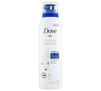 Dove Mousse Lot de 5 Gel Douche Hydratant à l'Huile de Coton Douceur et Nutrition 24h - 5 Bouteilles de 200ml