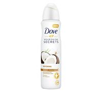 Dove Nourishing Secrets Restoring Anti-Transpirant Déodorant Spray offre jusqu'à 48 heures de protection contre la transpiration et hydrate la peau - 6 x 150 ml - Emballage avantageux