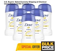 Dove Original Antiperspirant Stick 48-Hour Sweat And Odor Protection Bulk 6-Pack